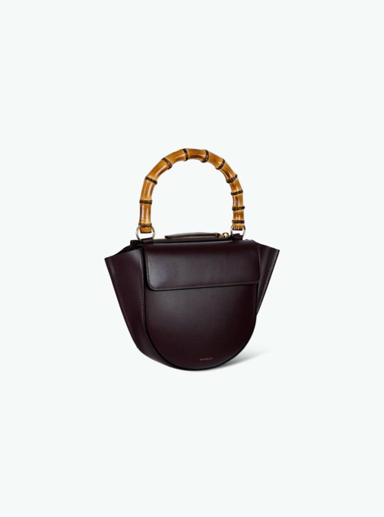 Wandler Top Handle Bags Grape / Bamboo Hortensia Bag Mini - Grape / Bamboo Women - Image 3