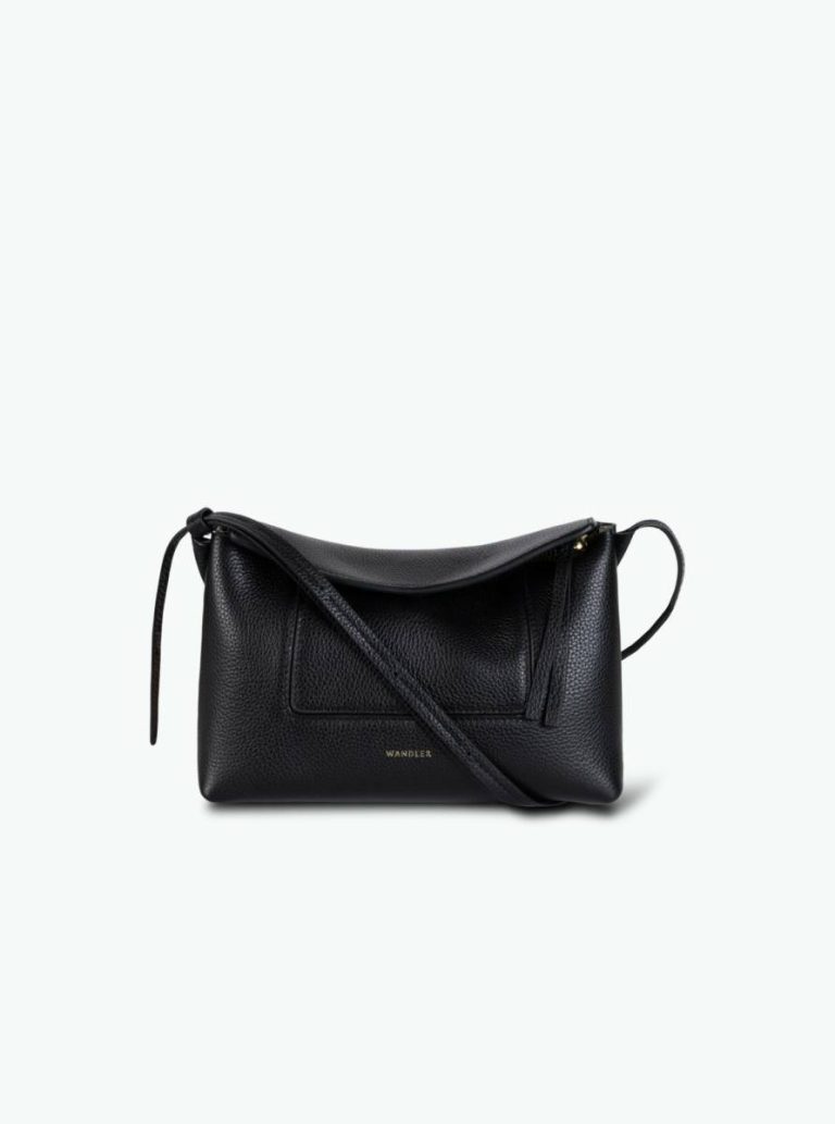Wandler Women Crossbody Bags Black Crust Penelope Slouch Mini - Black Crust