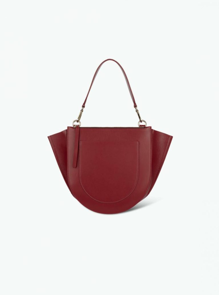 Wandler Women Top Handle Bags Mahogany Hortensia Bag Medium - Mahogany - Image 2