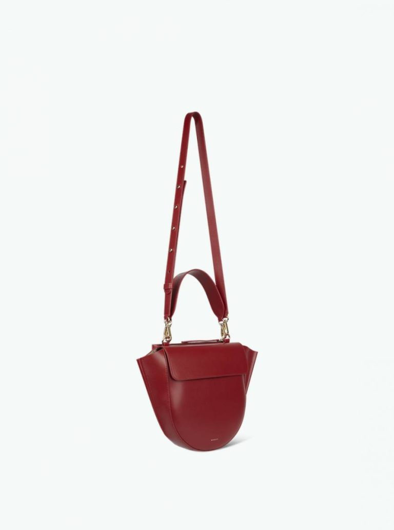 Wandler Women Top Handle Bags Mahogany Hortensia Bag Medium - Mahogany - Image 3