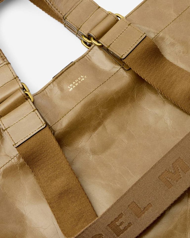 Wardy Bag Women Isabel Marant Dark Khaki Tote Bags - Image 5