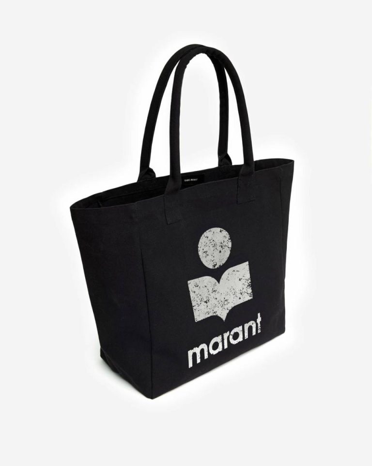 Women Black Isabel Marant Tote Bags Yenky Bag - Image 3