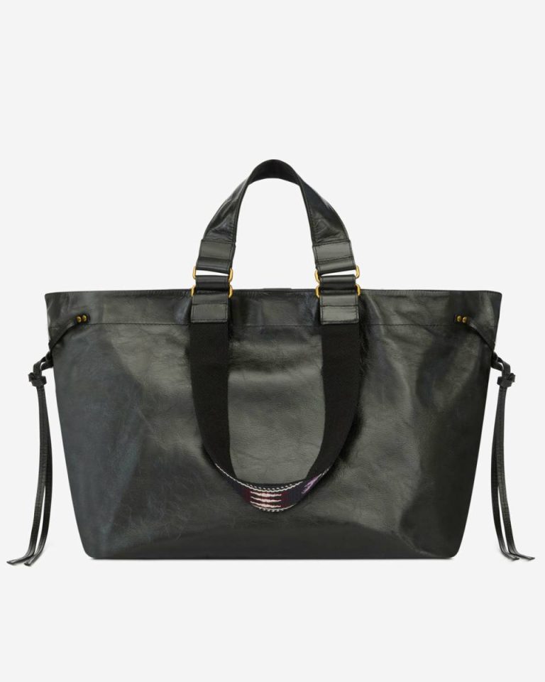 Women Black Isabel Marant Wardy Bag Tote Bags - Image 2