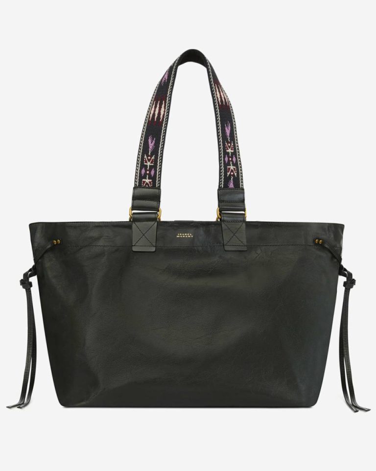 Women Black Isabel Marant Wardy Bag Tote Bags - Image 4