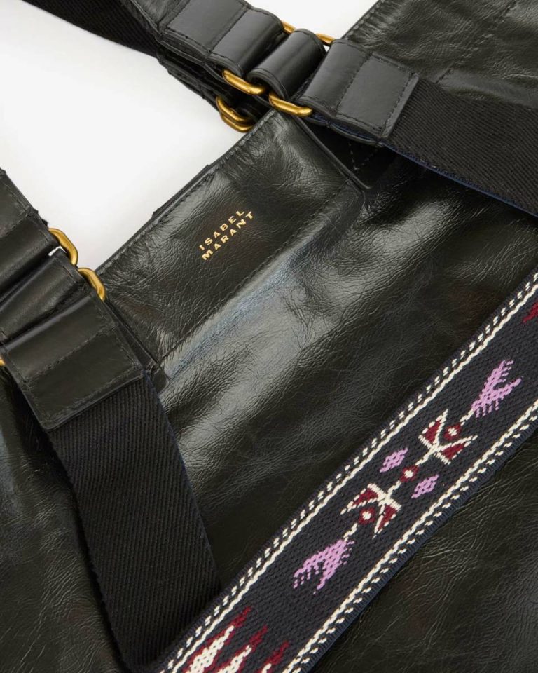 Women Black Isabel Marant Wardy Bag Tote Bags - Image 5