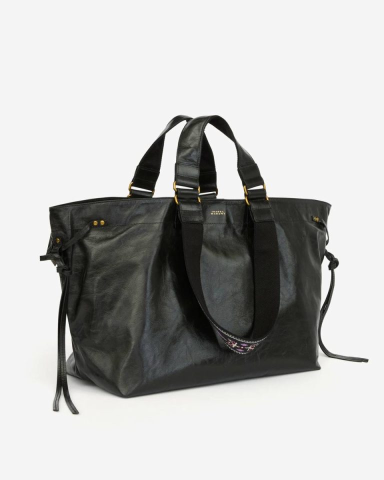 Women Black Isabel Marant Wardy Bag Tote Bags
