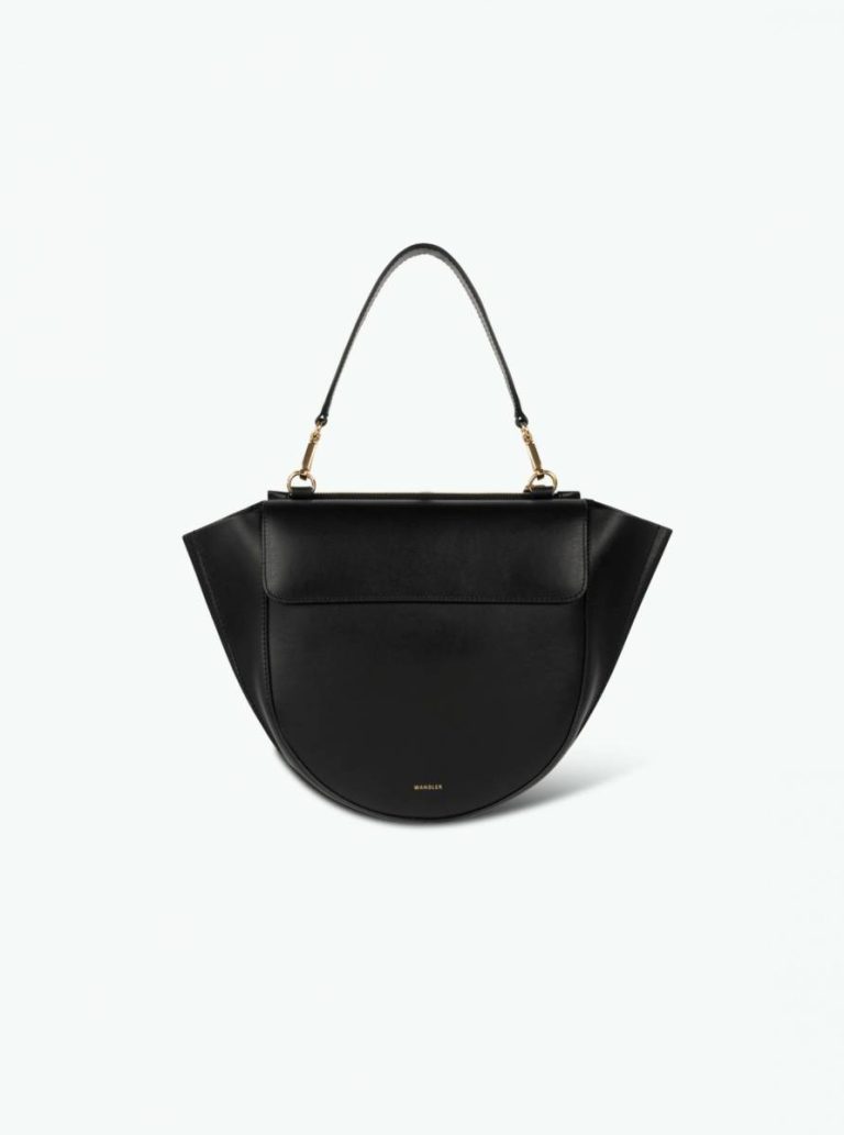 Women Black Wandler Top Handle Bags Hortensia Bag Medium - Black