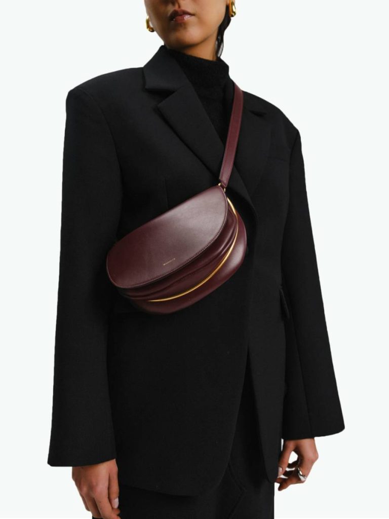 Women Bordeaux Crossbody Bags Wandler Kate Bag - Bordeaux - Image 2