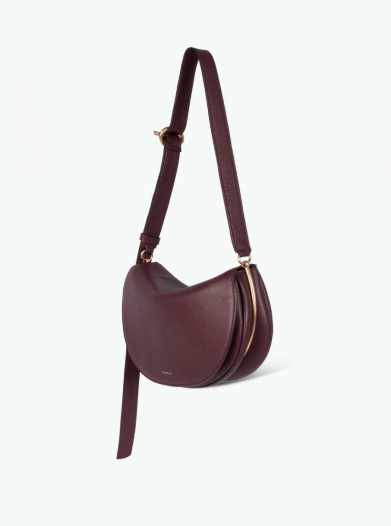 Women Bordeaux Crossbody Bags Wandler Kate Bag - Bordeaux - Image 3
