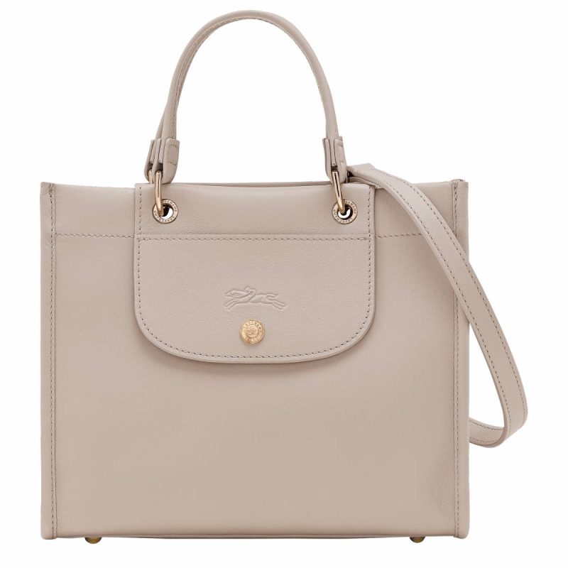 Women Clay Leather Bags Cabas Longchamp S Handbag Clay - Leather
