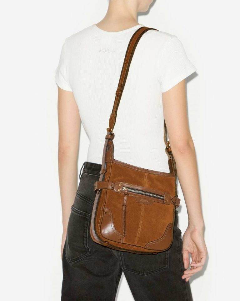 Women Cognac Isabel Marant Sierra Hobo S Bag Crossbody Bags - Image 4