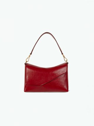 Women Cranberry Oscar Wandler Oscar Baguette Crossbody - Cranberry