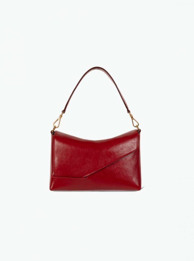 Women Cranberry Oscar Wandler Oscar Baguette Crossbody - Cranberry
