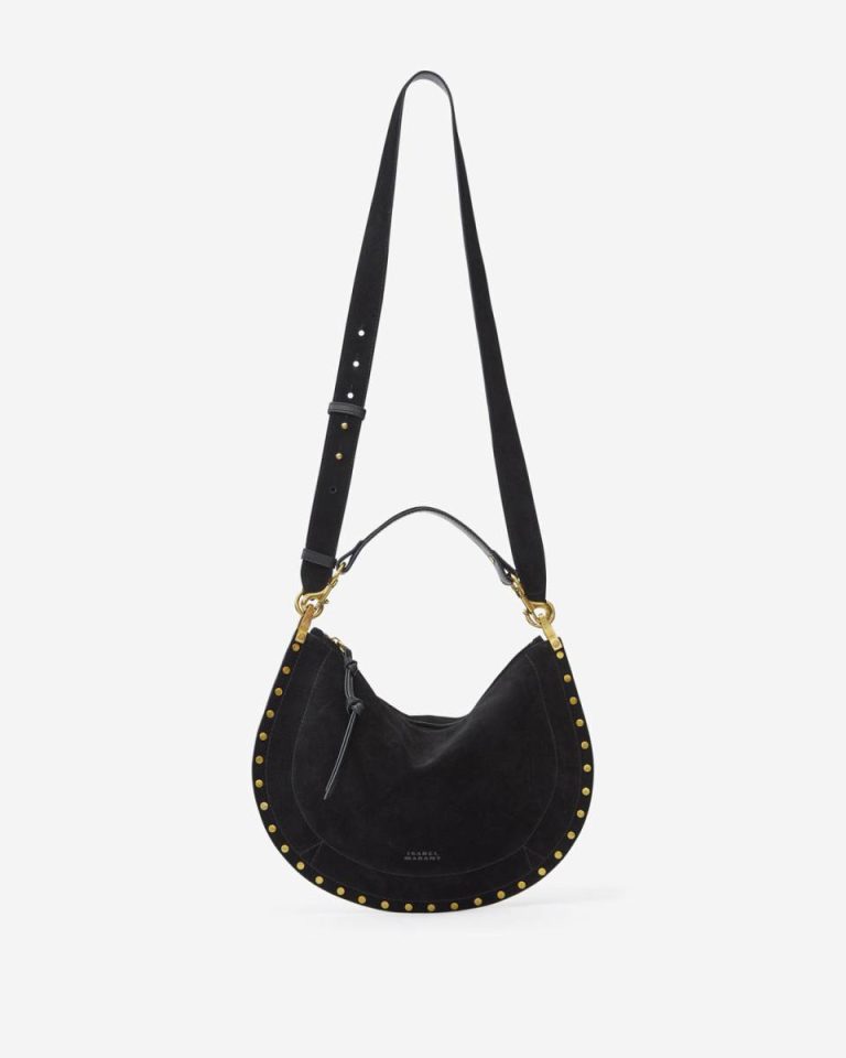 Women Crossbody Bags Oskan Soft Zipped Bag Isabel Marant Black - Image 4