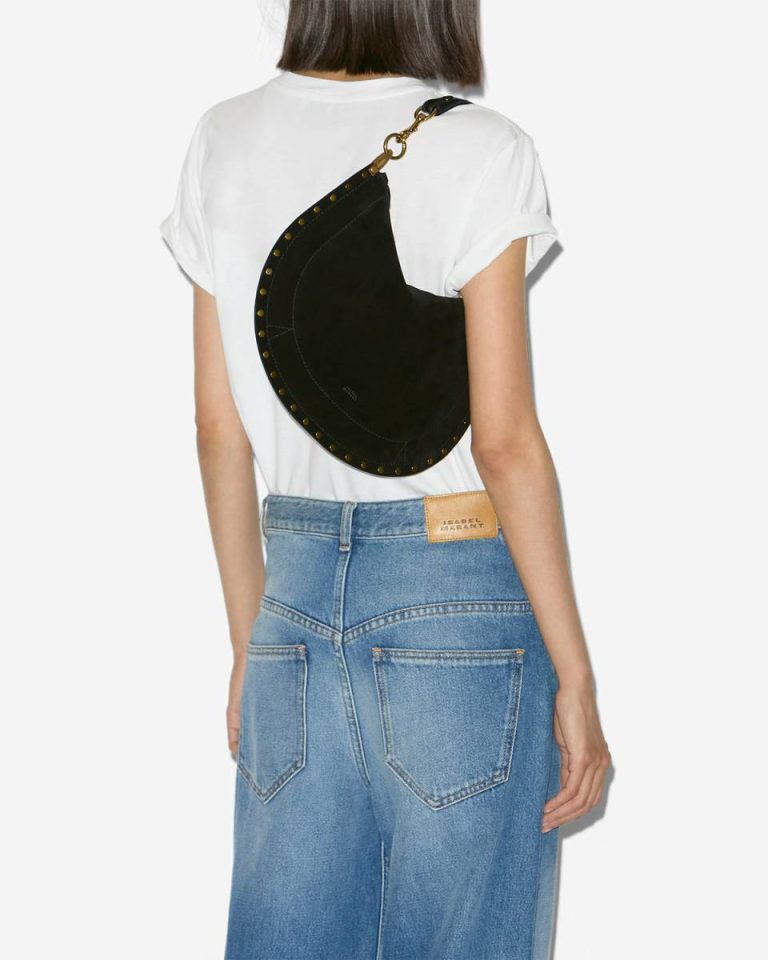 Women Crossbody Bags Oskan Soft Zipped Bag Isabel Marant Black - Image 5