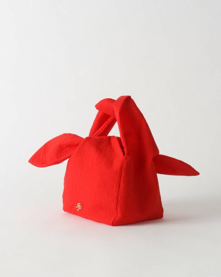 Women Evening Lena Bag Tencel Red Rejina Pyo - Image 3