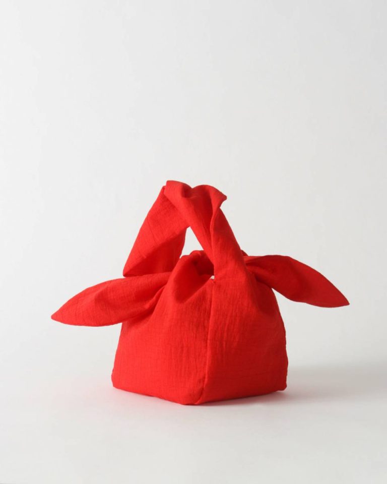 Women Evening Lena Bag Tencel Red Rejina Pyo - Image 4