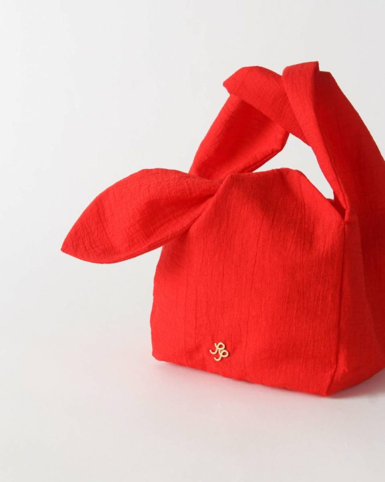 Women Evening Lena Bag Tencel Red Rejina Pyo - Image 5