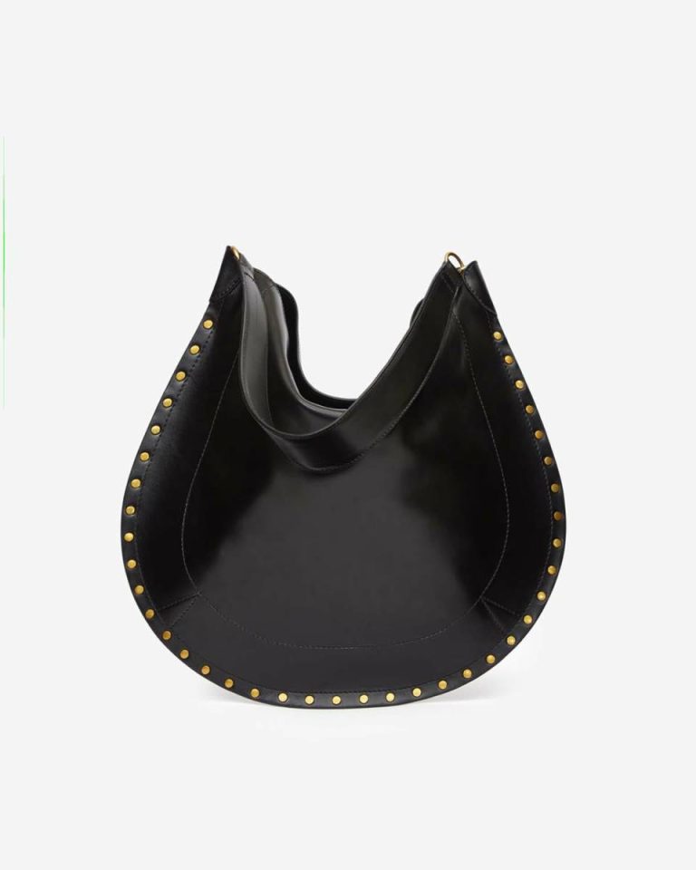 Women Isabel Marant Shoulder Bags Oskan Hobo Soft Bag Black - Image 4