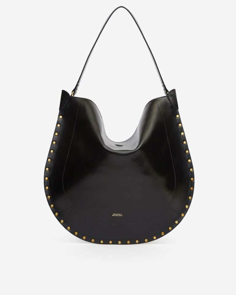 Women Isabel Marant Shoulder Bags Oskan Hobo Soft Bag Black