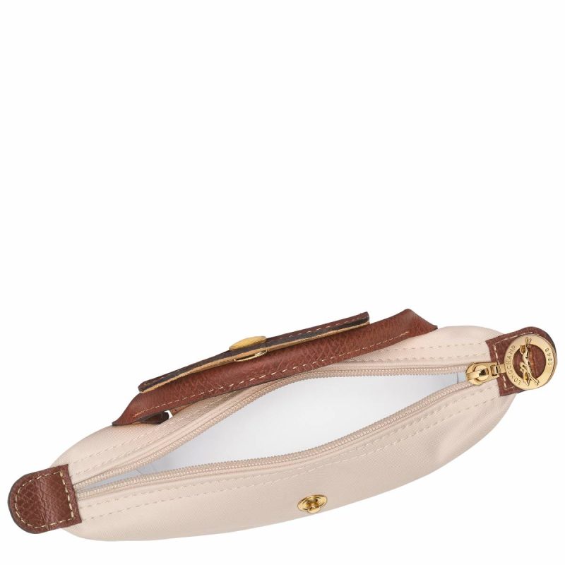 Women Le Pliage Original Pouch With Handle Paper - Recycled Canvas Paper Longchamp Pouches & Cases - Image 4