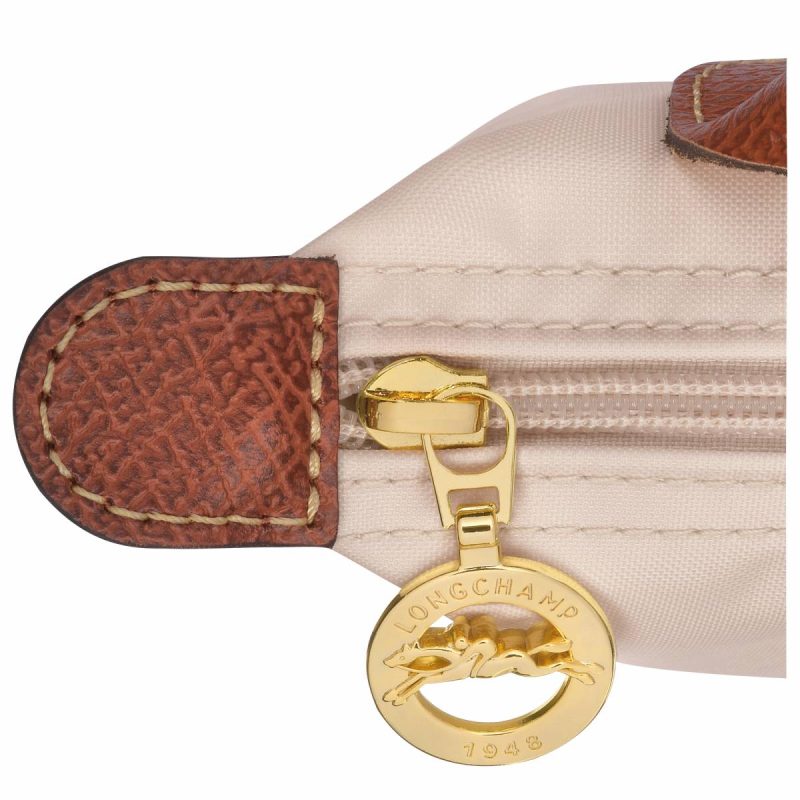 Women Le Pliage Original Pouch With Handle Paper - Recycled Canvas Paper Longchamp Pouches & Cases - Image 5