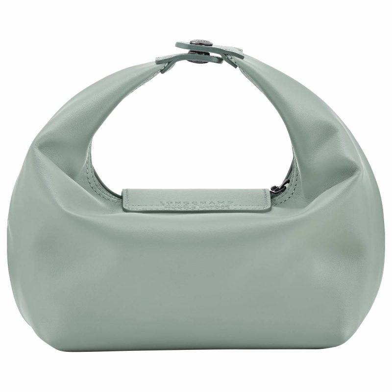 Women Le Pliage Xtra Xs Handbag Vervain - Leather Leather Bags Longchamp Vervain - Image 4
