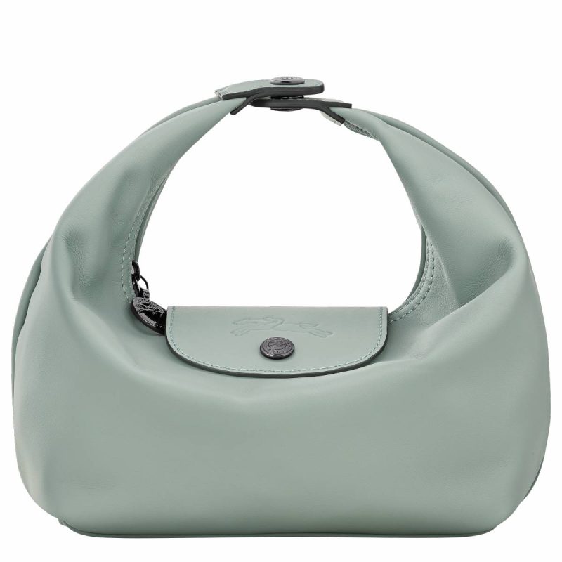 Women Le Pliage Xtra Xs Handbag Vervain - Leather Leather Bags Longchamp Vervain
