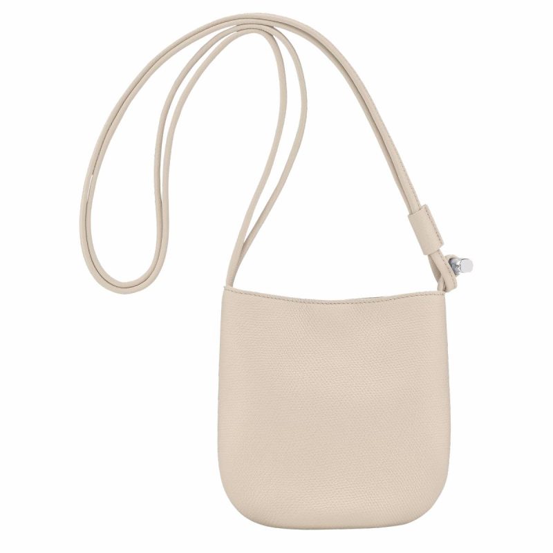 Women Le Roseau S Crossbody Bag Paper - Leather Longchamp Paper Leather Bags - Image 4