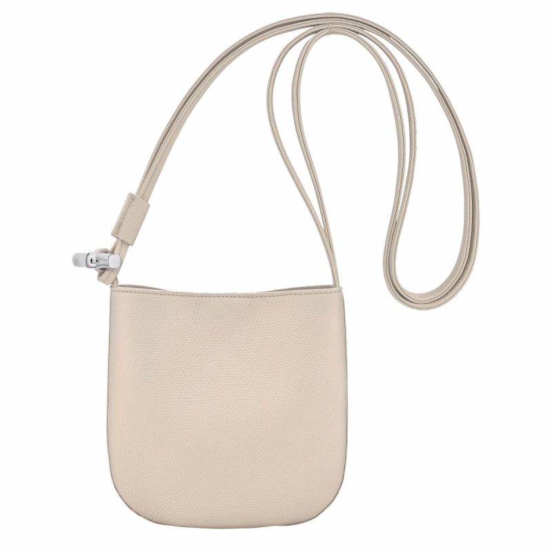 Women Le Roseau S Crossbody Bag Paper - Leather Longchamp Paper Leather Bags