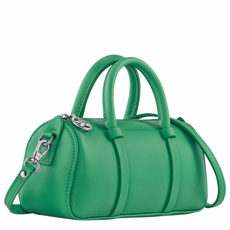 Women Leather Bags Daylong S Handbag Green - Leather Longchamp Green - Image 3