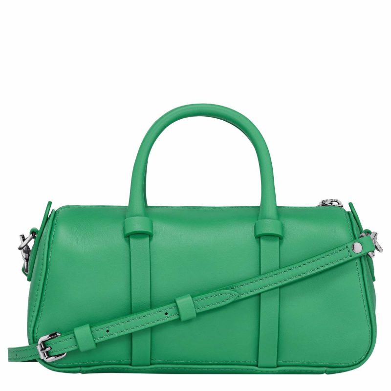 Women Leather Bags Daylong S Handbag Green - Leather Longchamp Green - Image 4