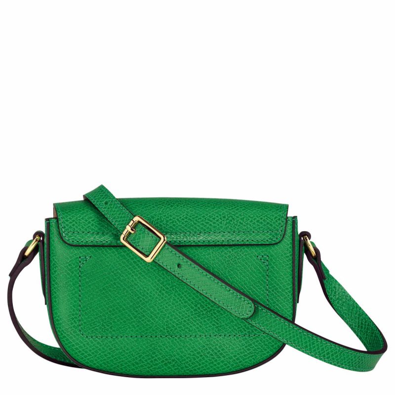 Women Leather Bags Épure Xs Crossbody Bag Green - Leather Longchamp Green - Image 4