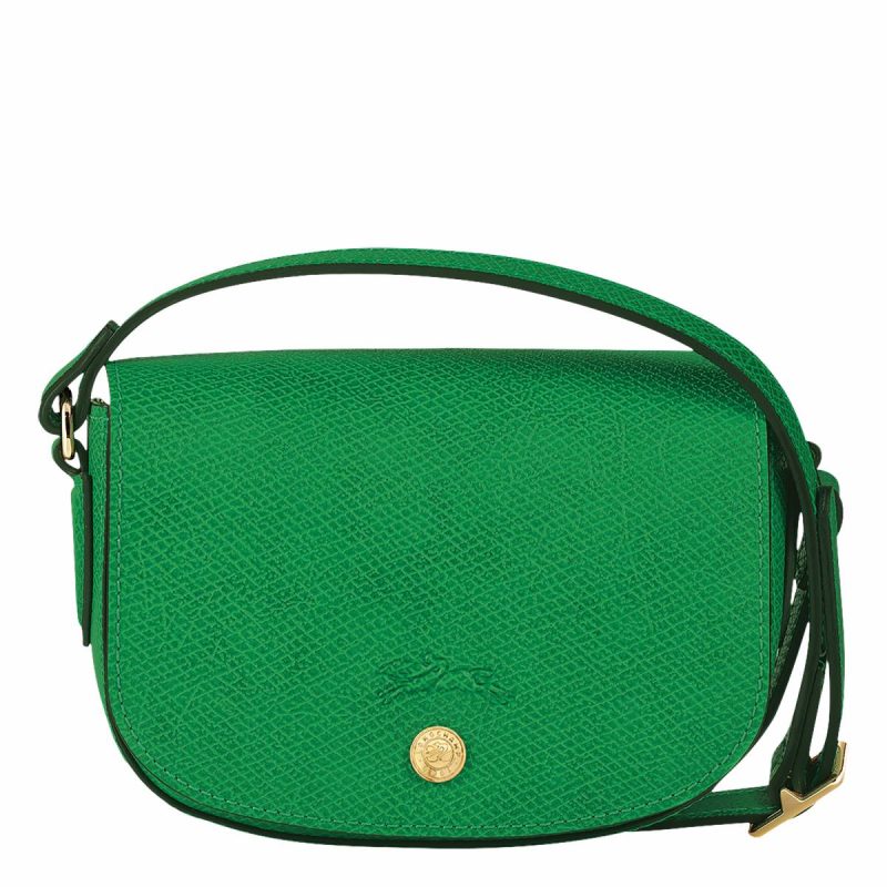 Women Leather Bags Épure Xs Crossbody Bag Green - Leather Longchamp Green
