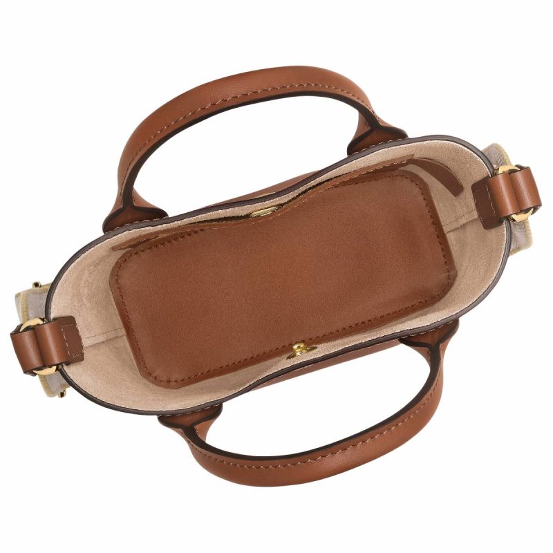 Women Leather Bags Épure Xs Tote Bag Cognac - Leather Longchamp Cognac - Image 5