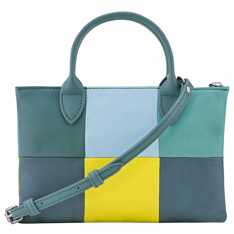 Women Leather Bags Eucalyptus Longchamp Re-Play Xs Handbag Eucalyptus - Leather - Image 4