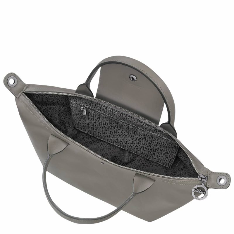Women Leather Bags Le Pliage Xtra S Handbag Turtledove - Leather Turtledove Longchamp - Image 5