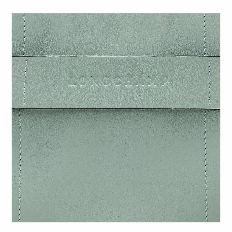 Women Longchamp 3D S Crossbody Bag Vervain - Leather Leather Bags Vervain - Image 3