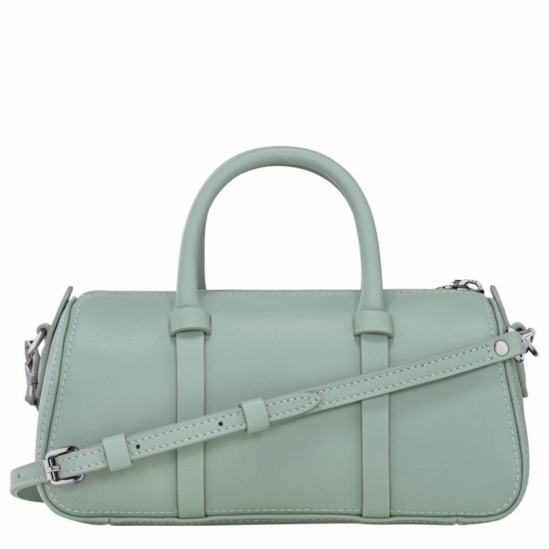 Women Longchamp Celadon Daylong S Handbag Celadon - Leather Leather Bags - Image 4