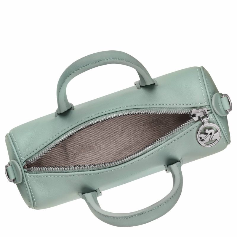 Women Longchamp Celadon Daylong S Handbag Celadon - Leather Leather Bags - Image 5