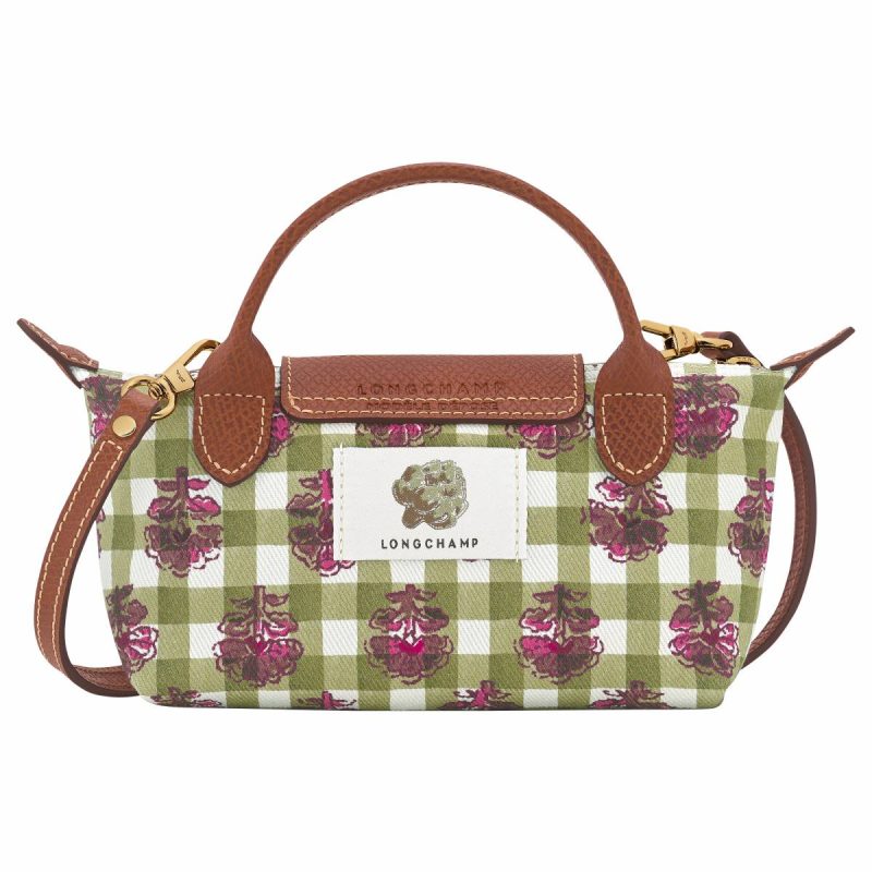 Women Longchamp Mini Bags Artichoke Le Pliage Collection Xs Pouch Artichoke - Canvas - Image 4