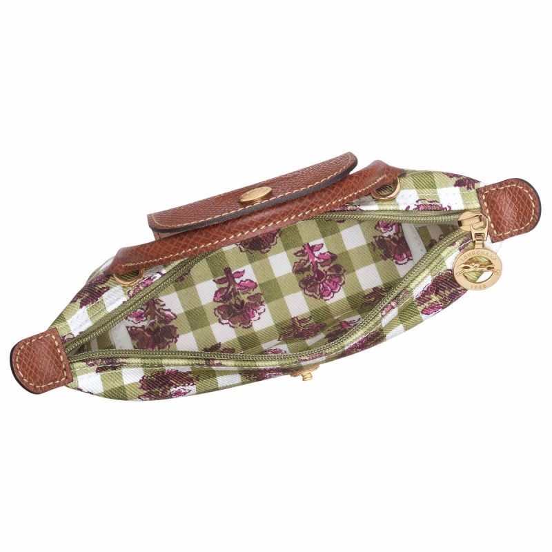 Women Longchamp Mini Bags Artichoke Le Pliage Collection Xs Pouch Artichoke - Canvas - Image 5