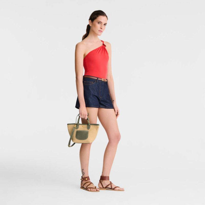 Women Longchamp Mini Bags Le Pliage Collection Xs Basket Bag Artichoke - Canvas Artichoke - Image 2