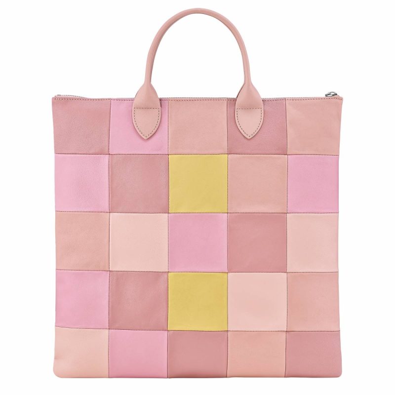 Women Longchamp Re-Play L Handbag Ballerina - Leather Ballerina Leather Bags - Image 4