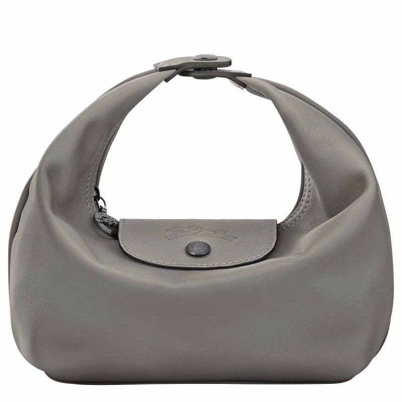 Women Longchamp Turtledove Le Pliage Xtra Xs Handbag Turtledove - Leather Leather Bags