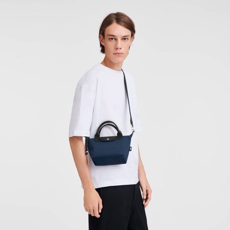 Women Mini Bags Le Pliage Energy Xs Handbag Navy - Recycled Canvas Navy Longchamp