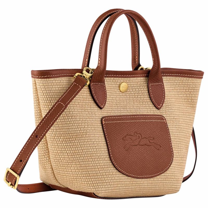 Women Mini Bags Longchamp Brown Le Pliage Collection Xs Basket Bag Brown - Canvas - Image 3