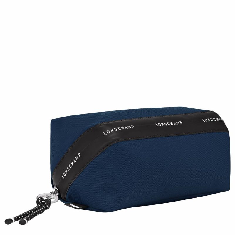 Women Navy Pouches & Cases Longchamp Le Pliage Energy Pouch Navy - Canvas - Image 2