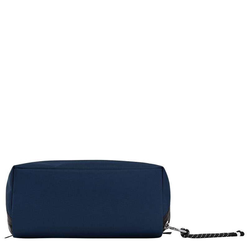 Women Navy Pouches & Cases Longchamp Le Pliage Energy Pouch Navy - Canvas - Image 3