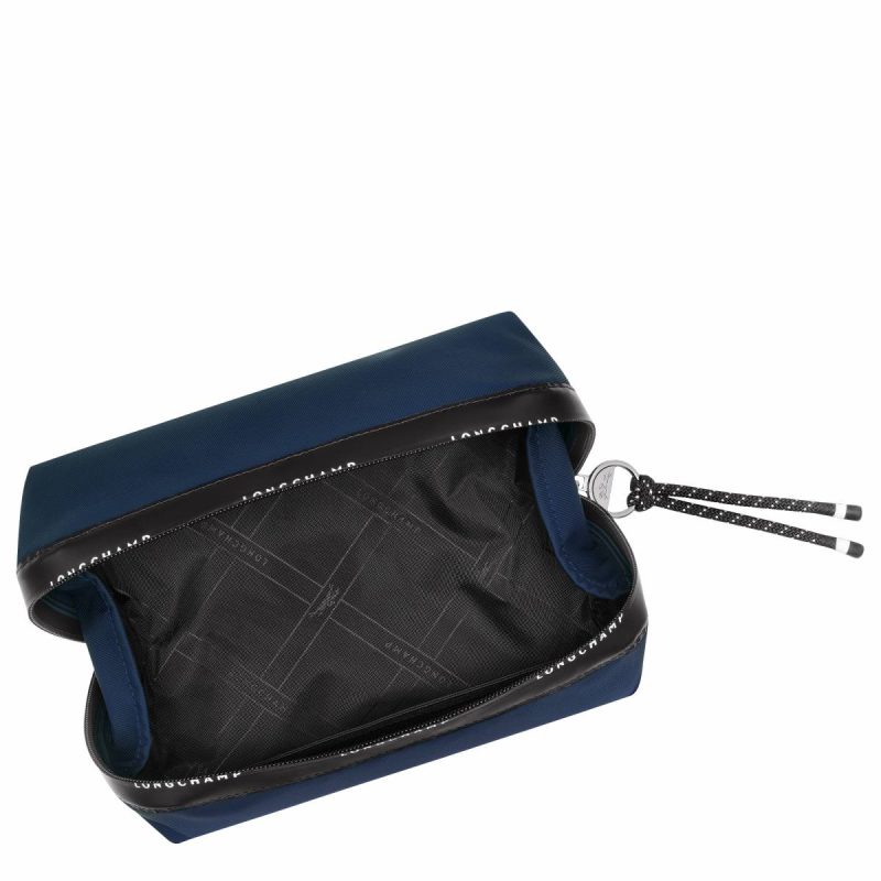 Women Navy Pouches & Cases Longchamp Le Pliage Energy Pouch Navy - Canvas - Image 4